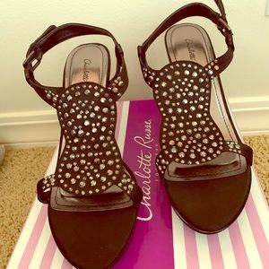 NEW studded black heels